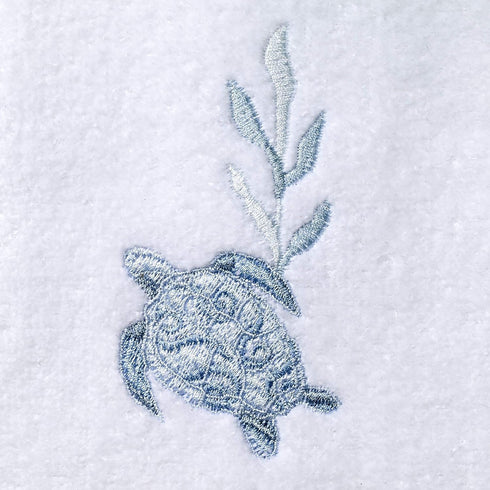 Avanti Linens Fingertip Towel, Soft & Absorbent Cotton Towel (Caicos Collection), Optic White, 18.00" x 11.00"