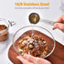U-Taste Measuring Spoons Set of 5: 18/8 Stainless Steel for Dry and Liquid Ingredients