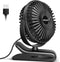 BESKAR Small Clip on Fan, 3 Speeds USB Fan with Strong Airflow for Office and Stroller