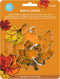 R&M Thanksgiving and Fall Leaves Gift Set - 5-Piece Assorted Size Maple Leaf Cookie Cutters