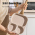 MDZF SWEET HOME 3 in 1 Non-Stick Omelet Pan, Elevated Heat Resistant Handle, Ideal for Breakfast