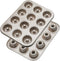 Webake 2 Pack Mini Fluted Tube Cake Pans, 12-Cup Non-stick 1.8 Inches Bundtinis Petite Fluted Cake Mold