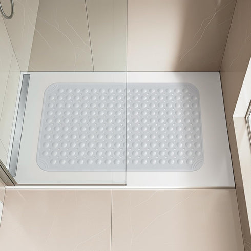 31"x 19" OTHWAY Non Slip Bathtub Mat, TPE Bath Mat for Tub with Drain Holes and Suction Cups, Anti-Slip Mats for Kids