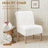 XIAROGEE Armless Armless 1) Teddy Wool Accent Chair Cover Heavy-duty Soft Plush Chair Slipcover Accent Chairs Covers