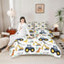 Set Set Kids Excavator Comforter Full, Cartoon Equipment Trucks Bedding for Boys Girls Children, Dinosaur Duvet Insert