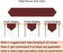 Simhomsen Burgundy Lace Table Runners 16 × 72 Inch - Embroidered Leaves Dresser Scarves