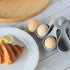 Dacthuw 6 Silicone Egg Boiler Rack for Hard Soft Boiled Eggs, Food Grade Silicone Egg Boiler Cooker with Holders