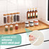 4 Packs 5mm Cup11.8 4.72 4.72 Inch Kitchen Cabinet Shelf Organizer, Acrylic Clear Shelf Riser, Thick Spice Rack