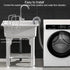 Adjustable Washing Machine Drain Hose Holder, Washer Drain Hose Guide Assembly, Hose Clamp Clip