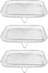 Air Fryer Rack, Three Stackable Dehydrator Racks for Instant Vortex, Nuwave, Stainless Steel Accessories for Ovens,