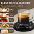 8-Temp Setting 1-12H Coffee Mug Warmer, Electric Cup Warmer for Desk, Candle Warmer Plate with Temperature Display