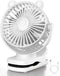 Clip on Fan, Rechargeable Portable Fan with 2000mAh Battery, Stroller Fan with Powerful Clip Design, 3 Wind Speed, 360°