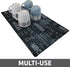 Drymate Coffee Maker Mat, Absorbent & Waterproof Kitchen Counter Protector, 12” x 20” Java Chalkboard Accessory