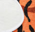 Cute Faux Tiger Print Rug, Small Area Rug for Home Decor, Fluffy Animal Print Kids Carpet, Orange 1.8x2.8 ft