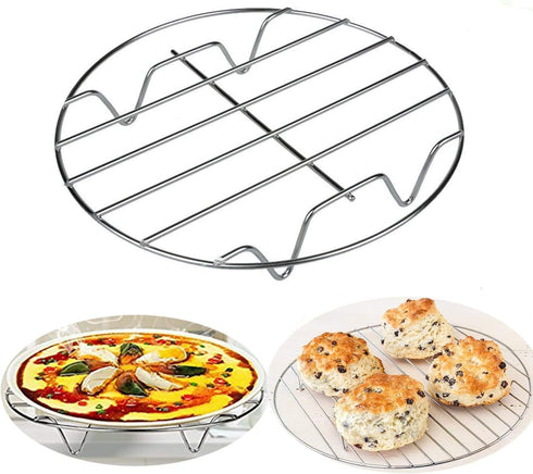 Konrisa Stainless Steel Steam Rack for Instant Pot, Trivet Holder for Cooking, Set of 3