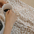 FY FIBER HOUSE Cheetah Print Blanket, Flannel Fleece Throw Blanket with 3D Leopard Print, 50"X60"