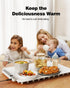 3 Setting Food Warming Mat, iTRUSOU Electric Warming Tray Full Surface Heating to Keep Food Warm or Thawing, Versatile