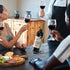 4 Packs Countertop Wine Rack, Silver Metal Small Wine Holder for Cabinet and Pantry Storage