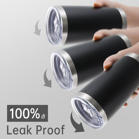 20 oz 20oz 6 pack Tumblers Bulk Stainless Steel Tumbler with Lid Double Wall Vacuum Insulated Coffee Mug Powder Coated