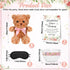 Simgoing 19 12 inch Piece Bear Themed Baby Shower Diaper Changing Game Supplies Include Bear Dolls Blindfold Diapers