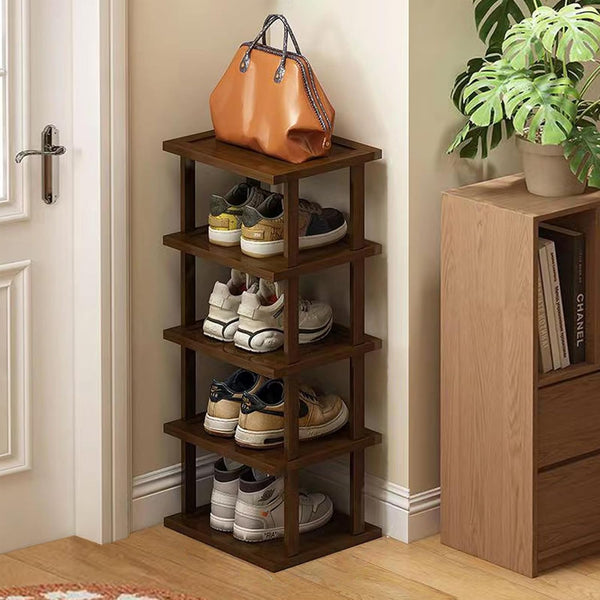Vertical Shoe Rack - Tall Narrow Shoe Rack Organizer for Small Spaces,5