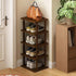 Vertical Shoe Rack - Tall Narrow Shoe Rack Organizer for Small Spaces,5