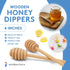 Wooden Honey Dipper Sticks, Honey Comb Wand Stirrers for Tea, Honeycomb Dripper Stir Spoons, Wood Dabber Combs Drizzler