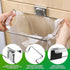 Holder,2 Pack HNYYZL Trash Bag Trash Bag Holder for Cabinet Door and Cupboards,Stainless Steel,Plastic Bag Holder Under