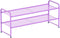 SUFAUY 2-Tier Mesh Shoe Rack, Closet Metal 33" Wide Shoe Shelf Heavy