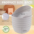 EI 8pcs Wheat Straw Bowls Set,28oz Unbreakable Premium Cereal Bowls,Reusable Plastic Bowls,Breakfast Bowls,BPA Free Lightweight Noodle/Fruit/Salad/Soup Bowls for Picnic,Dinner,Party by ejonirinjonir