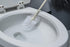 Pack (3) Toilet Bowl Brushes with Lip Beige, Multi Toilet Brush Scrub Under Rim, Bathroom Cleaner Scrubber, Heavy Duty