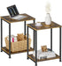 Simple Trending End Table, Nightstand Set of 2, Side Table for Living