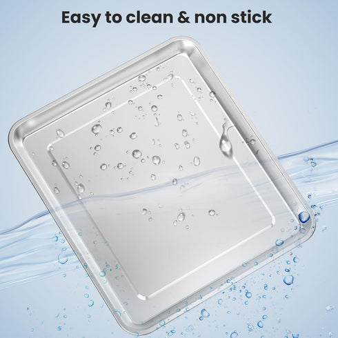 Stainless Steel Baking Tray Pan Compatible with Cuisinart Airfryer TOA-060 and TOA-065