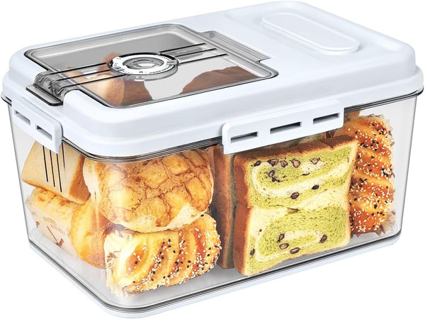 Dynta Large Bread Box for Kitchen Countertop 11.4 x 7.5 x 6.7
