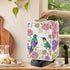 Bird Flower Coffee Machine Covers with Top Handle, Durable and Washable Covers for Coffee Maker, Office Home Decor