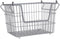 DII Metal Wire Mesh Stackable Utility Storage Bin, Medium Rectangle, 13x11x9, Cool Gray