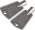 RDEXP Freezer Door Keys Set of 4, 1.77x0.98inch Replaces AP6012757 AP2940188 WP842177