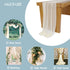 Lookein 10 Feet Champagne Chiffon Table Runner, 29x120 Inches Rustic Wedding Decorations