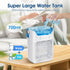 Personal Air Cooler - Portable Air Conditioner, 3 in 1 Air Cooling Fan with 3 Wind Speeds, Large Water Tank, Colorful