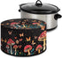 Crock Pot Dust Cover - Mushroom Slow Cooker Dust Cover for 6, 7, 8 Quart Oval Crock Pot