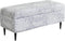CRFATOP Printed Rectangle Ottoman Stool Cover Stretch Folding Storage Footstool Bench Slipcovers