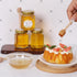 3 oz 20 Pack BIGIVACA Mini Honey Jars - Hexagon Glass Jars with Wood Dippers, Gold Lids, Bee Pendants, Jutes, Stickers