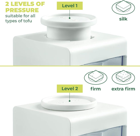 TofuBud Tofu Press - Presser for Firm or Extra Firm Tofu - Dishwasher Safe with Water Drainer - Made from Durable