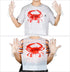 50pcs 50 Patelai Crab Lobster Bibs and Pairs of Plastic Disposable Gloves Disposable Adult Crab Feast Bibs