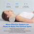 Cozyhealth 3.9" Cervical Roll Pillow, Medium Soft Memory Foam Neck Round Pillow Cylinder Bolster Pillow for Sleeping