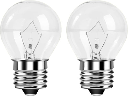 Appliance Oven Light Bulb 40W, Refrigerator Over Hood Stove Microwave Replacement Bulb, High Temperature Resistant A15