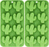 Fewo 8-Cavity Cactus Ice Cube Tray - Cacti Silicone Mold for Chocolate, Candy, Baking, Set of 2