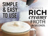 Zulay Kitchen Milk Frother Set, Latte Art Coffee Kit with Handheld Frother, Stainless Steel Pitcher & Coffee Art