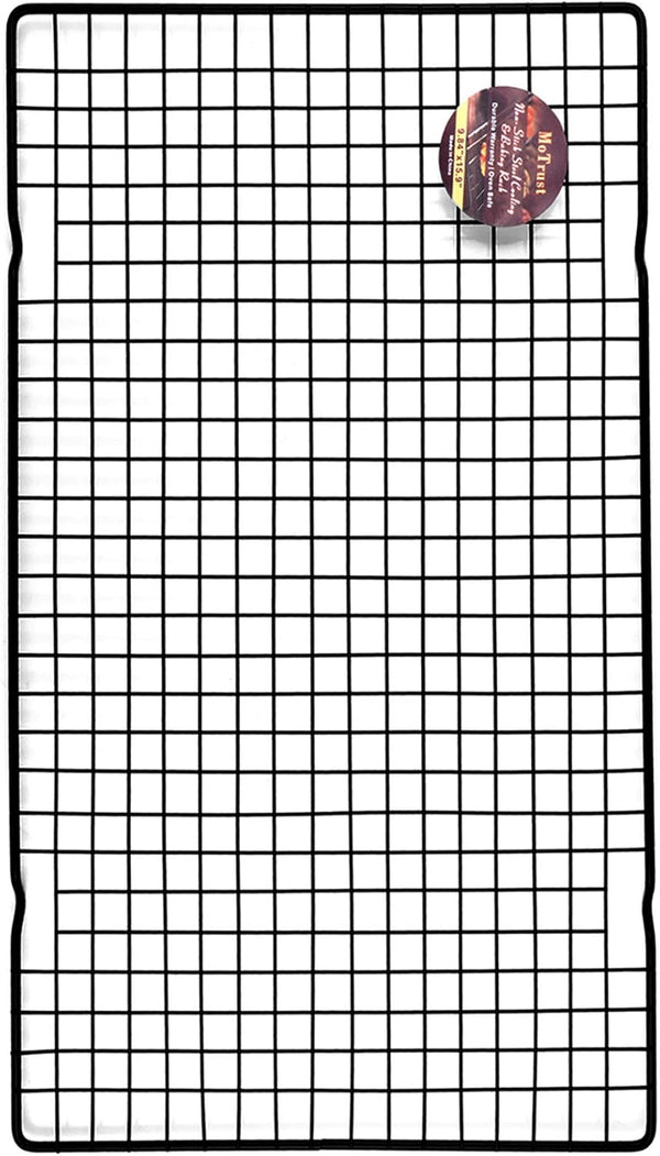 Non-Stick Steel Baking & Cooling Rack, Heavy Duty Oven Safe for Cookies, Cakes, Breads - 9.84"x15.9" - 1 Piece