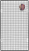Non-Stick Steel Baking & Cooling Rack, Heavy Duty Oven Safe for Cookies, Cakes, Breads - 9.84"x15.9" - 1 Piece